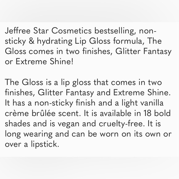 Jeffree Star The Gloss Let Me Be Perfectly Clear - Picture 11 of 11